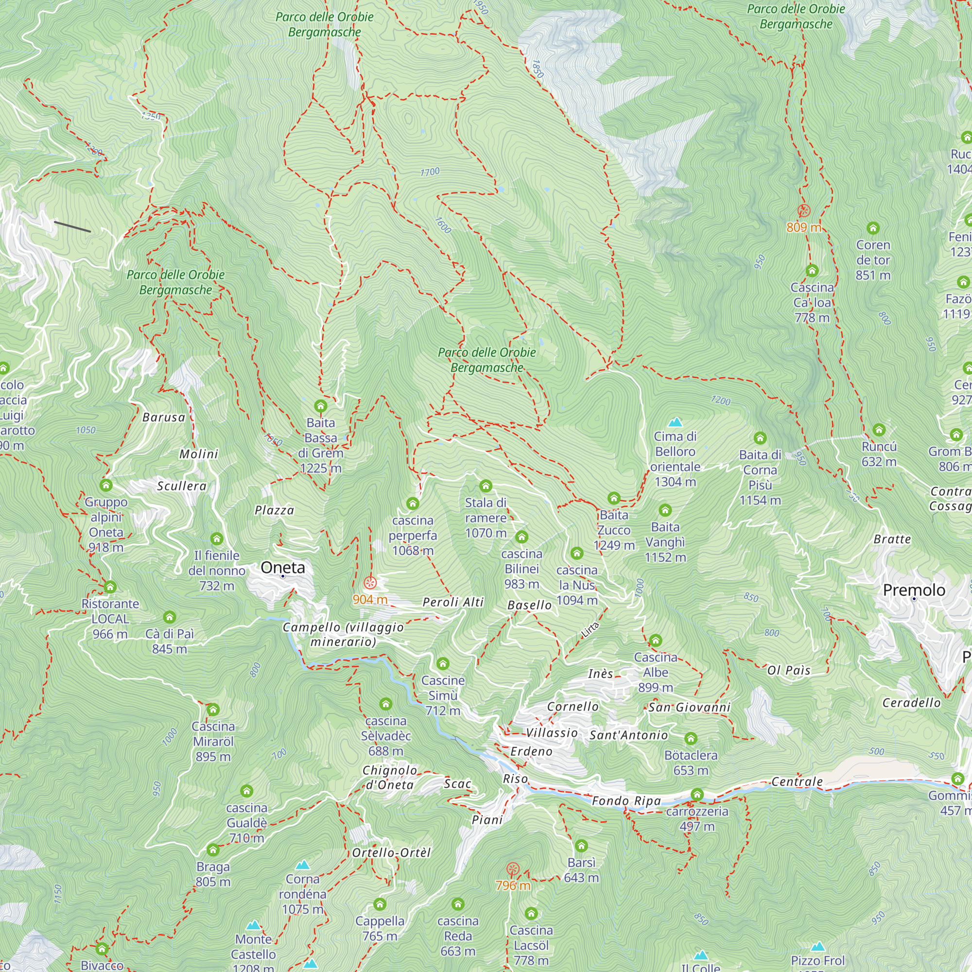 Stala di ramere map