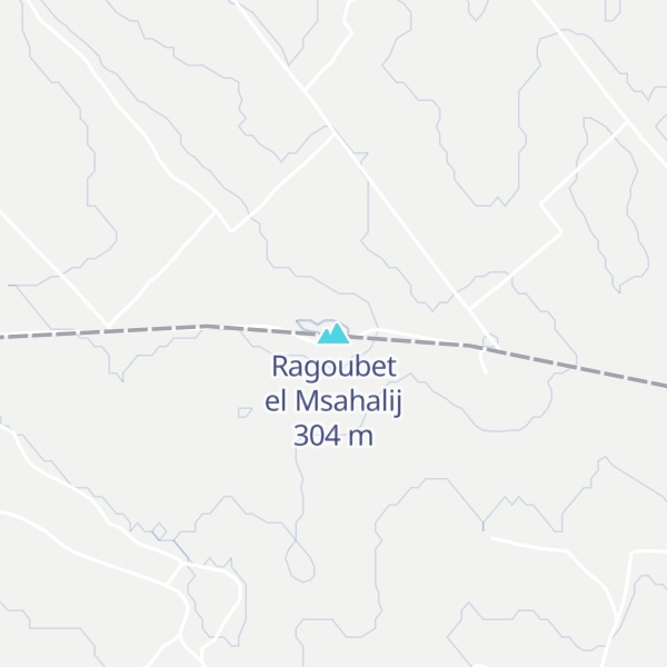 Map of Ragoubet el Msahalij