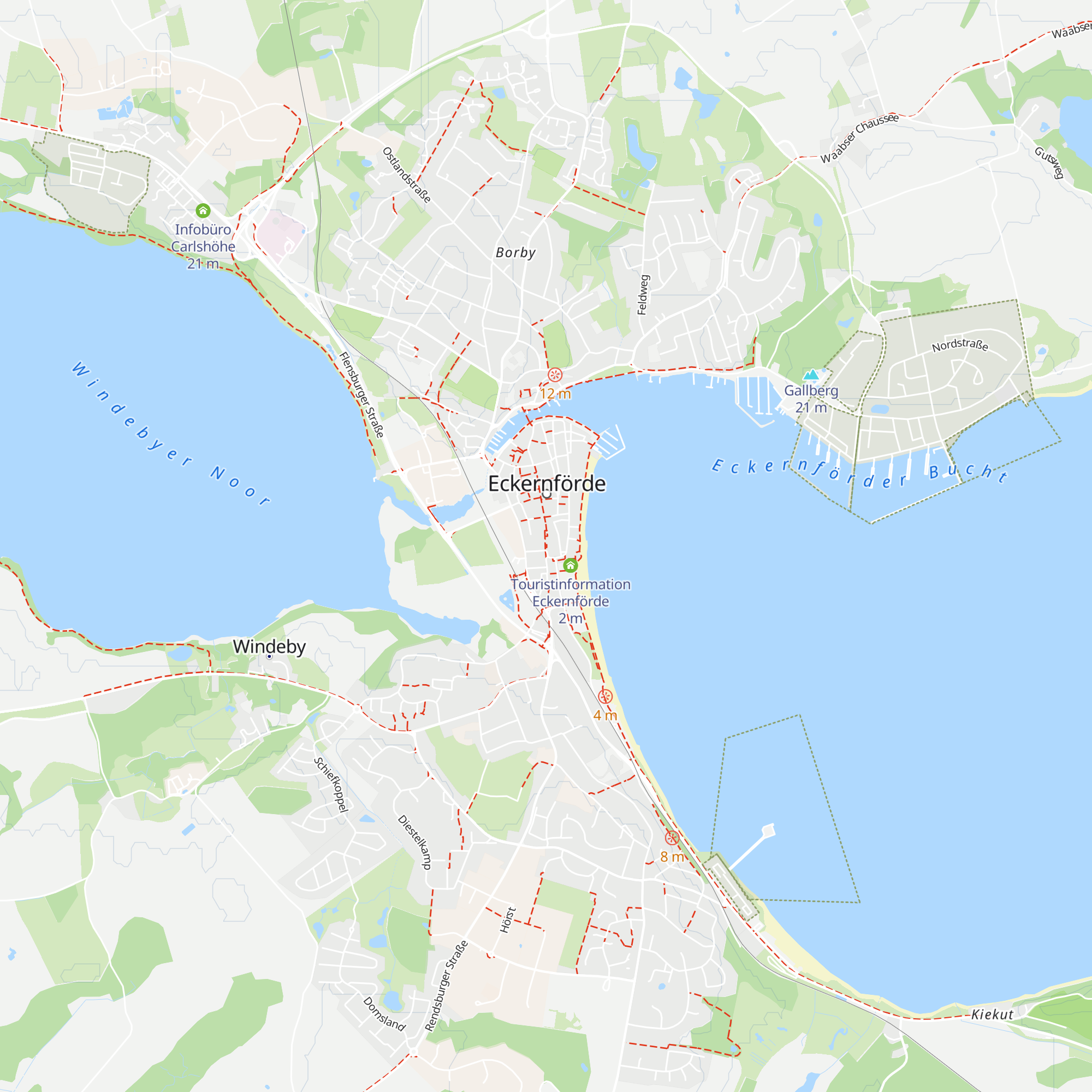 Tourist Info Punkt map