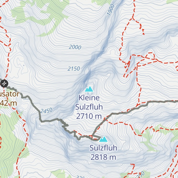 Map of Kleine Sulzfluh
