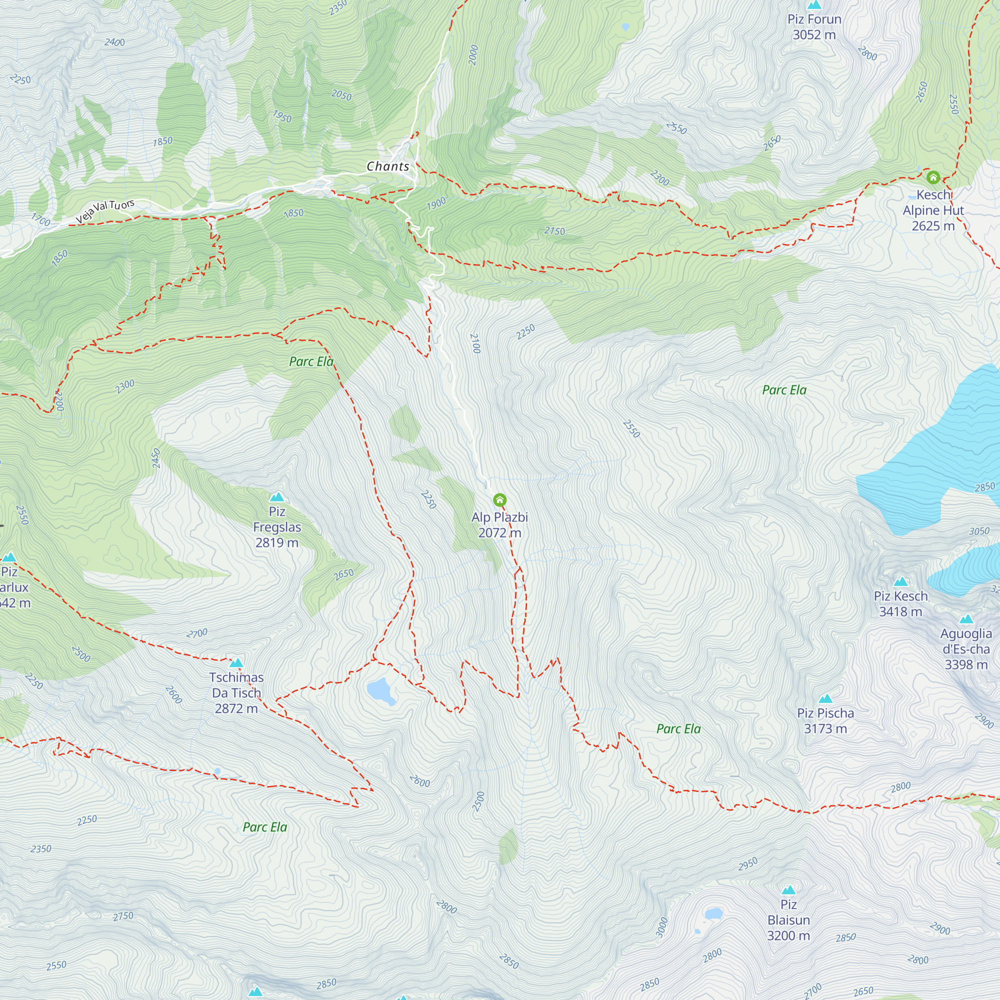 Alp Plazbi map