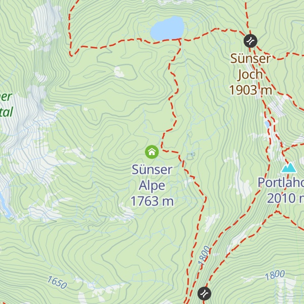 Map of Sünser Alpe