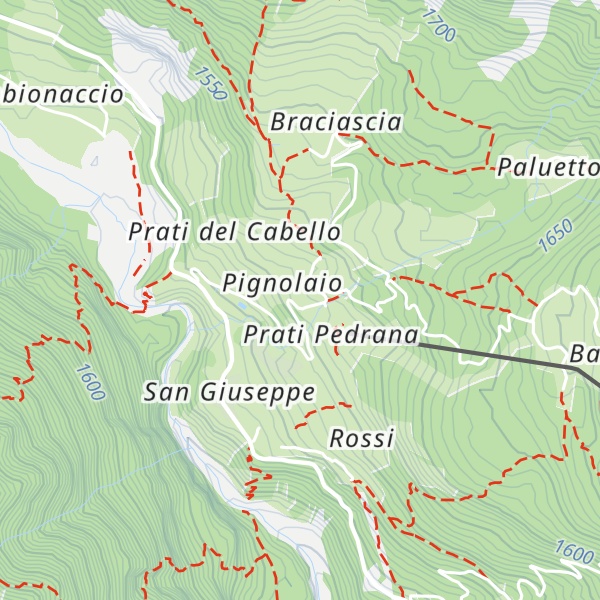 Map of Rifugio Sasso Nero