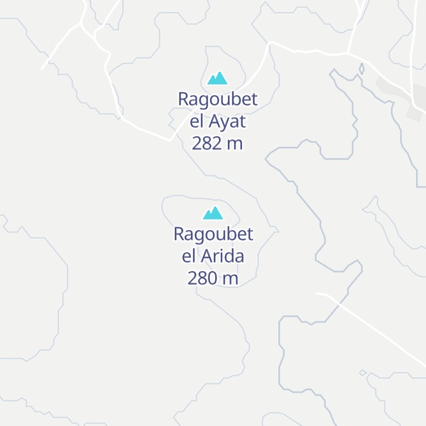 Map of Ragoubet el Arida