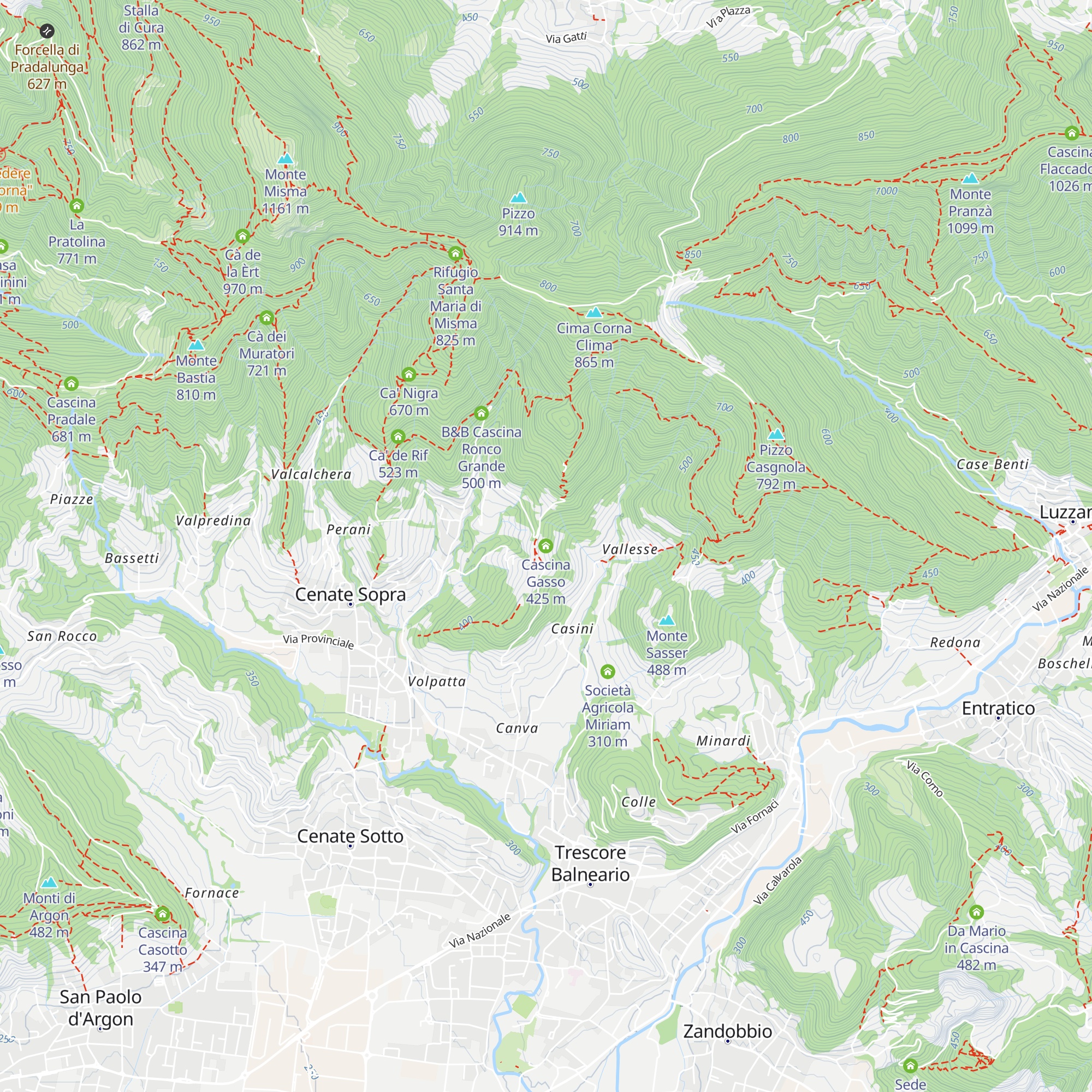 Cascina Gasso map