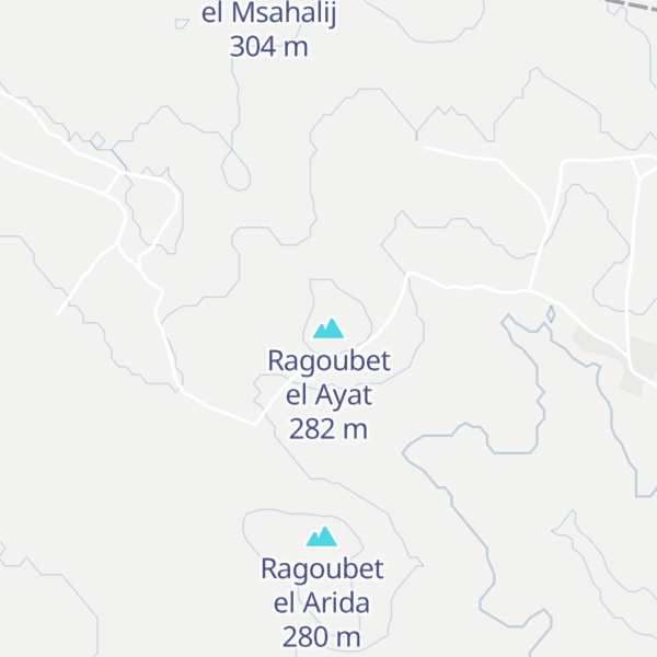 Map of Ragoubet el Ayat