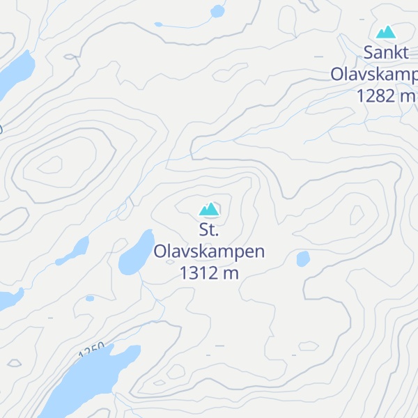 Map of St. Olavskampen