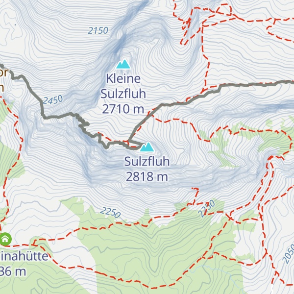 Map of Sulzfluh