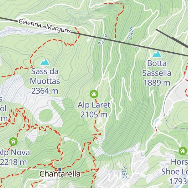 Map of Alp Laret