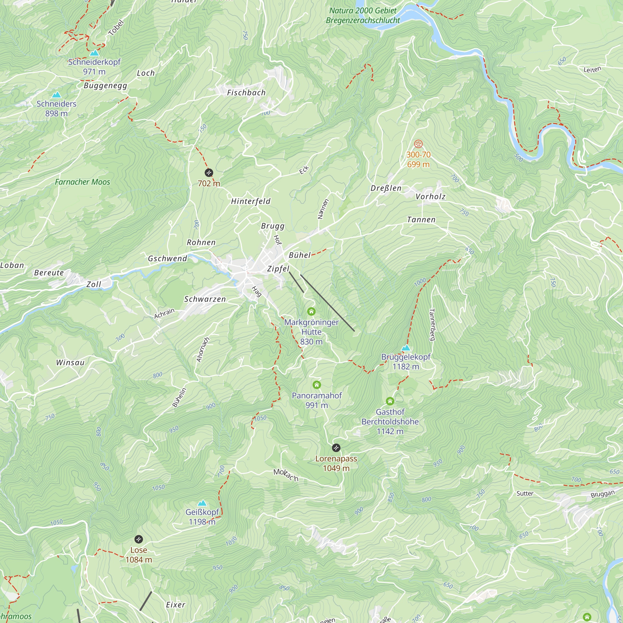 Markgröninger Hütte map