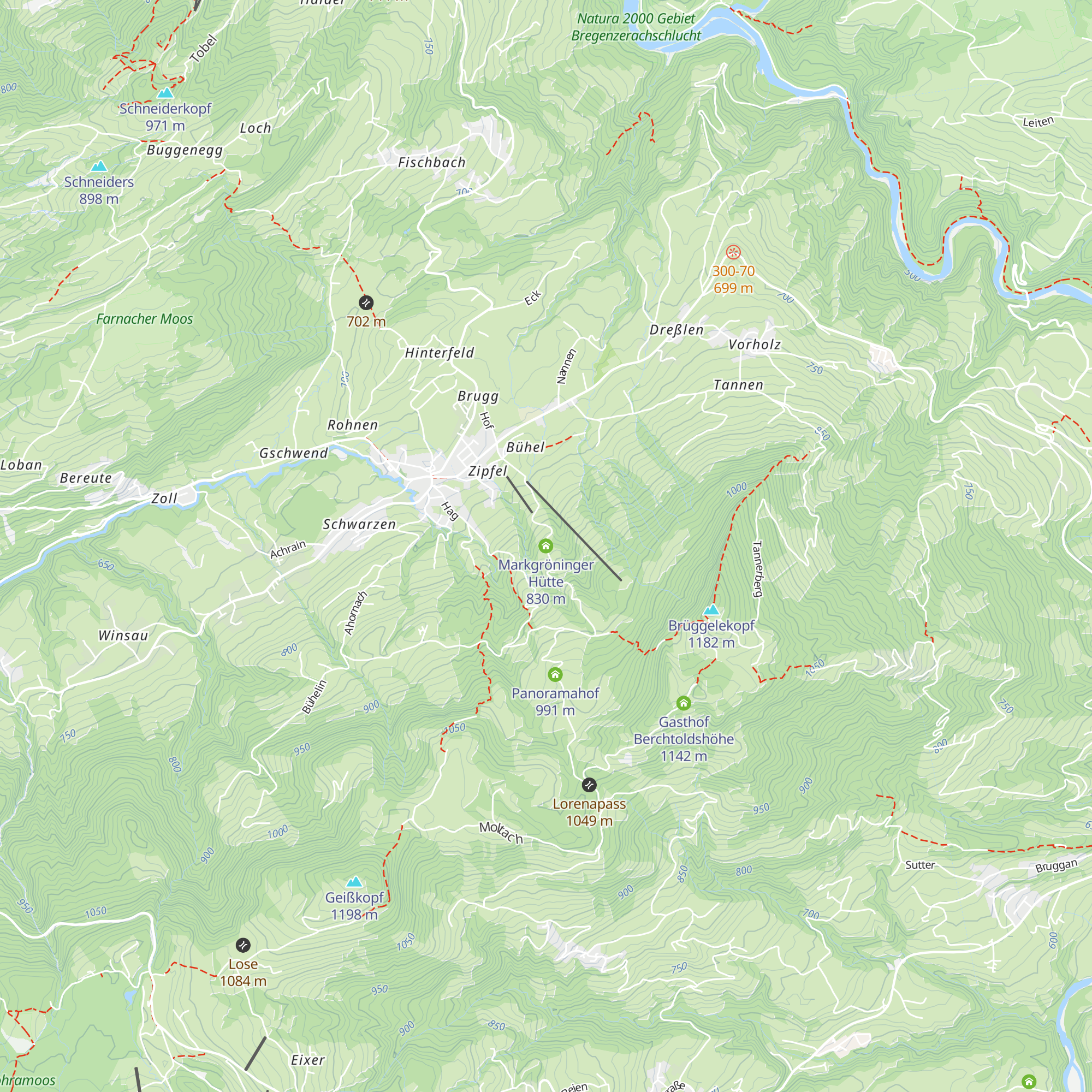 Markgröninger Hütte map