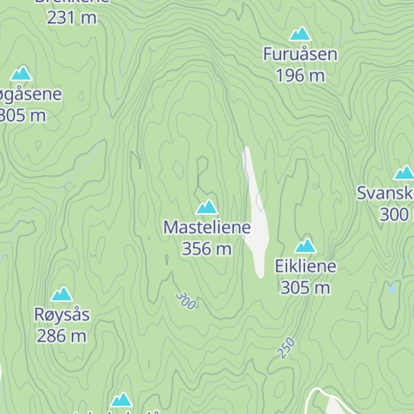 Map of Masteliene