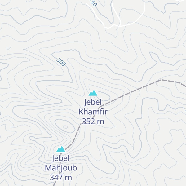 Map of Jebel Khamfir
