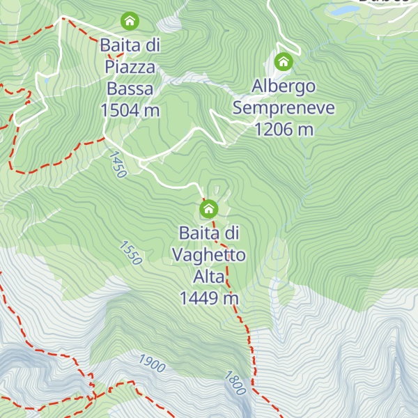 Map of Baita di Vaghetto Alta