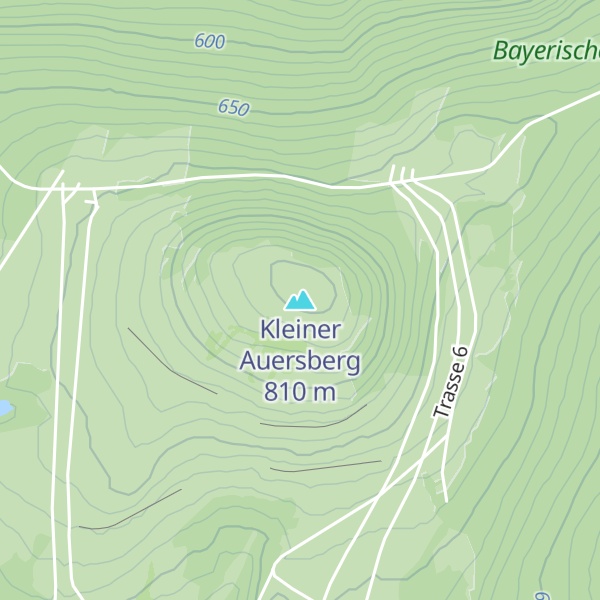 Map of Kleiner Auersberg