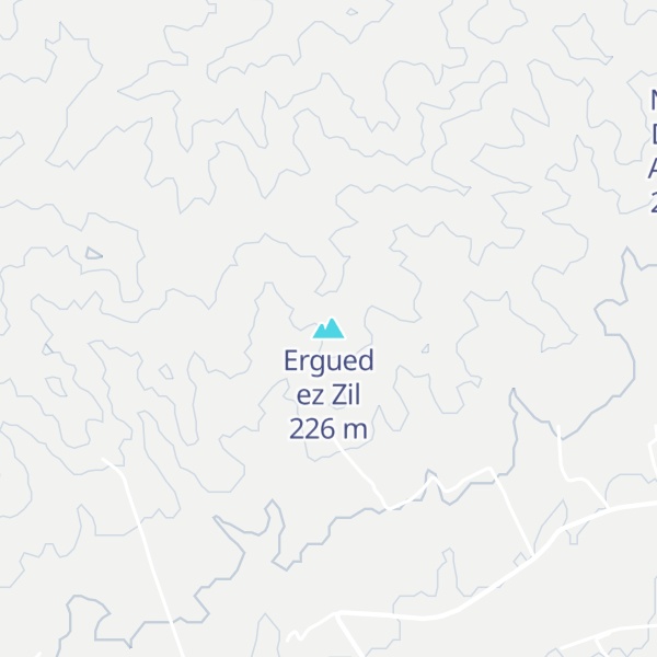Map of Ergued ez Zil