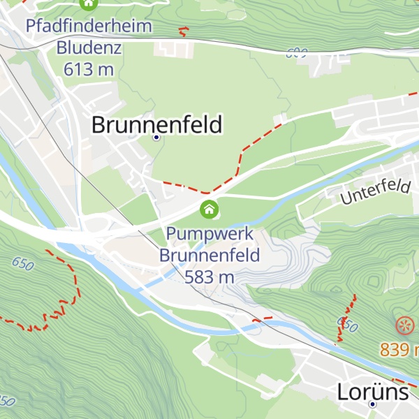 Map of Pumpwerk Brunnenfeld