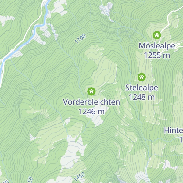 Map of Vorderbleichten