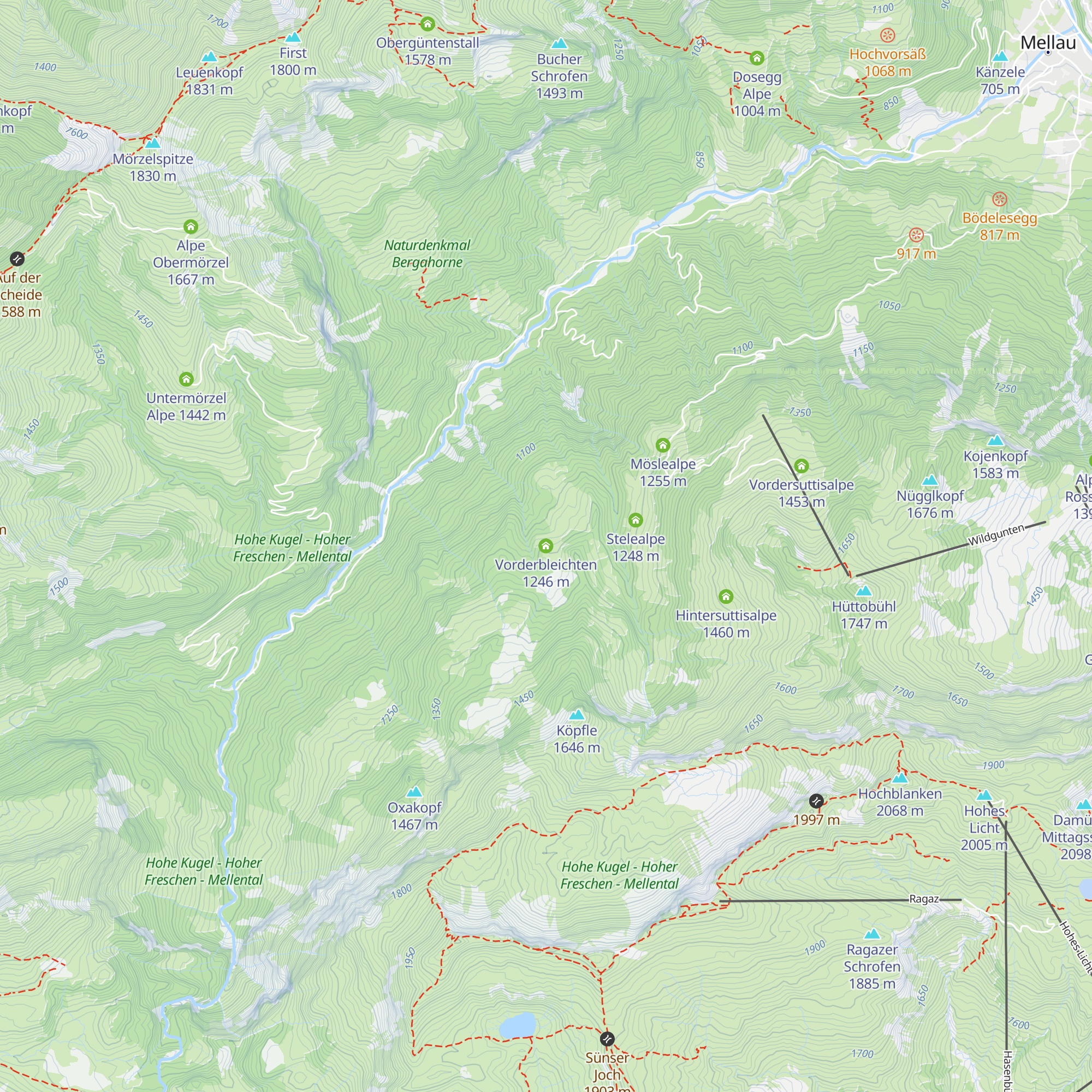 Vorderbleichten map