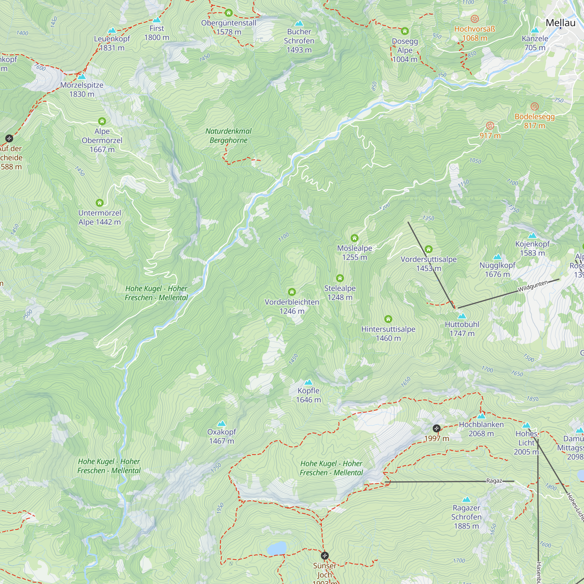 Vorderbleichten map