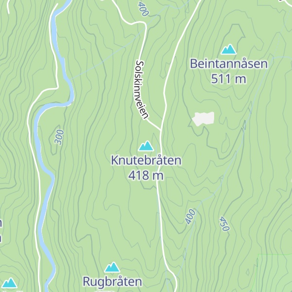 Map of Knutebråten