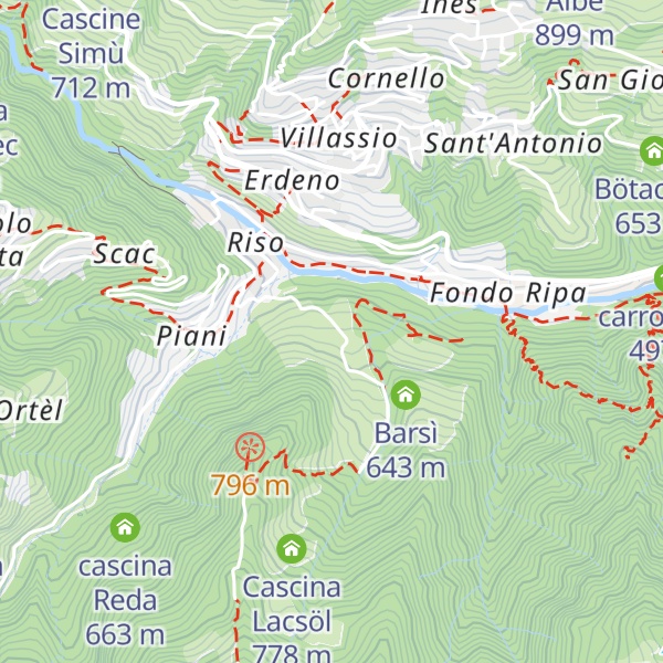 Map of casa Pilacc