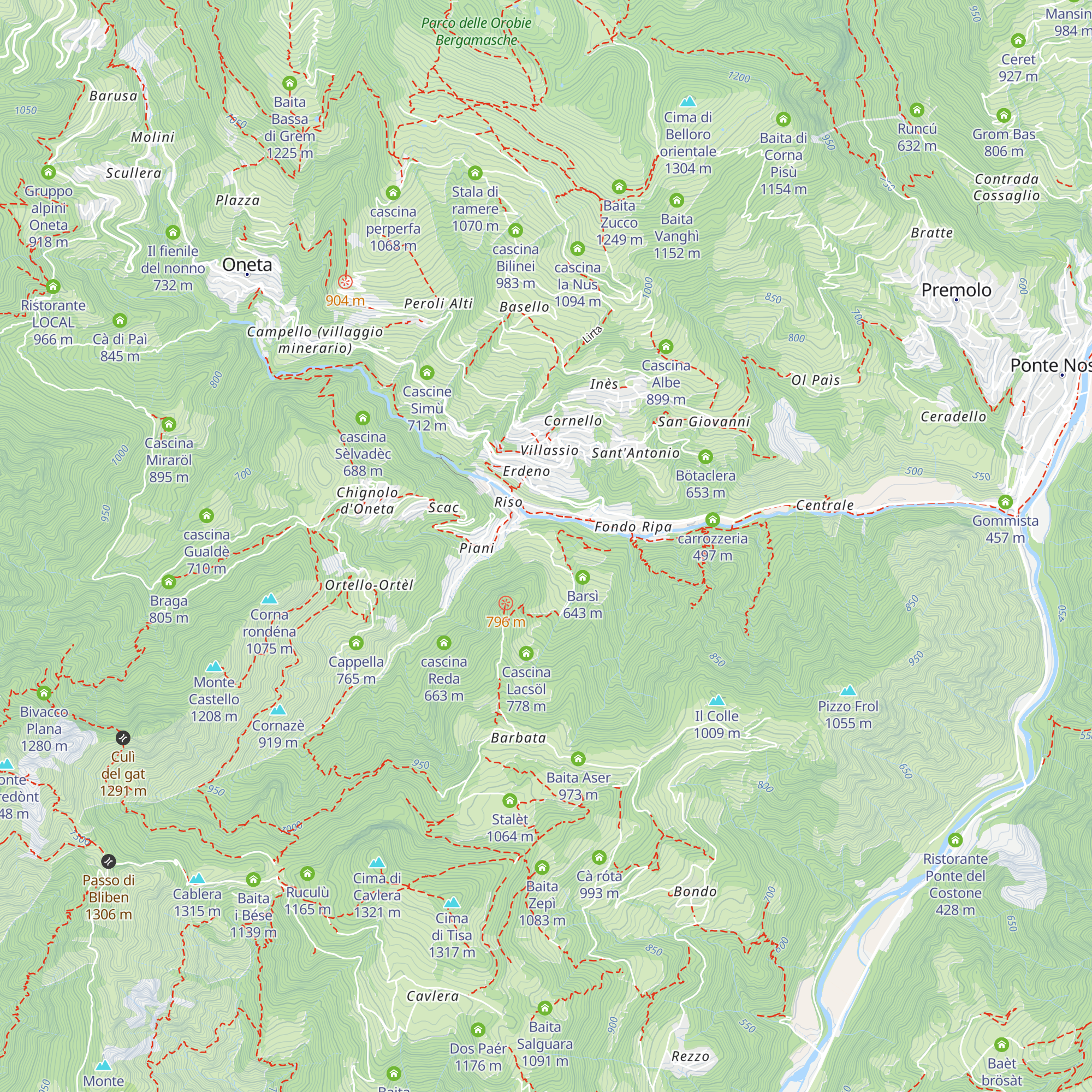 casa Pilacc map