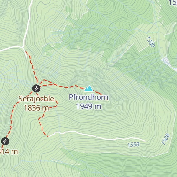 Map of Pfrondhorn