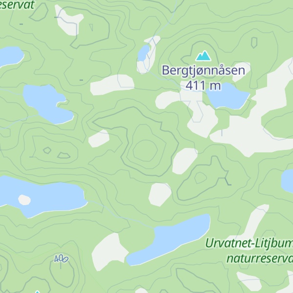 Map of Bratthusåsan