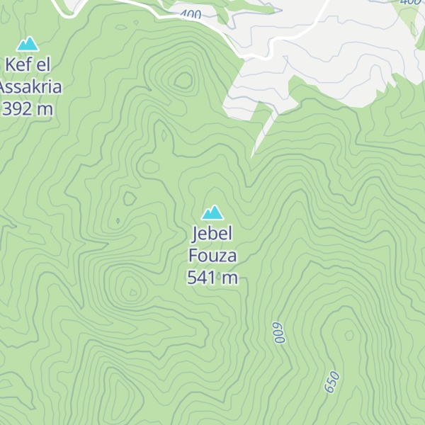 Map of Jebel Fouza