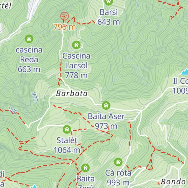 Map of Baita Caalù