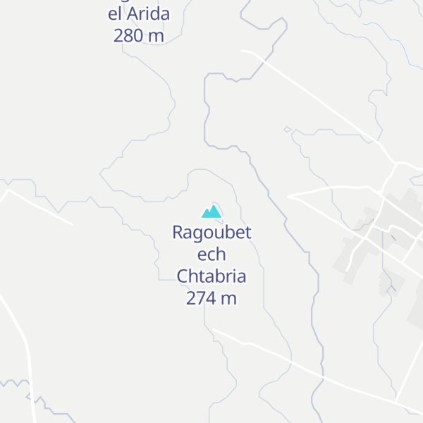 Map of Ragoubet ech Chtabria
