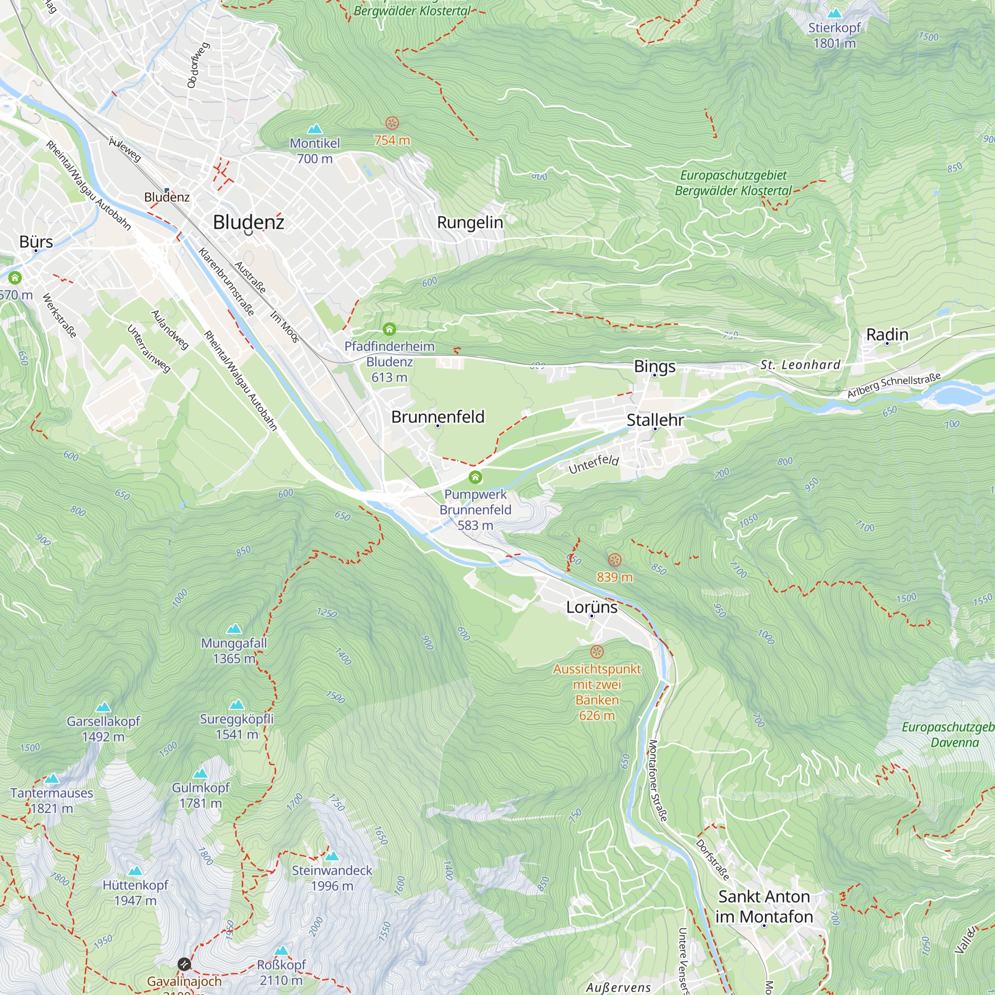 Kieswerk map