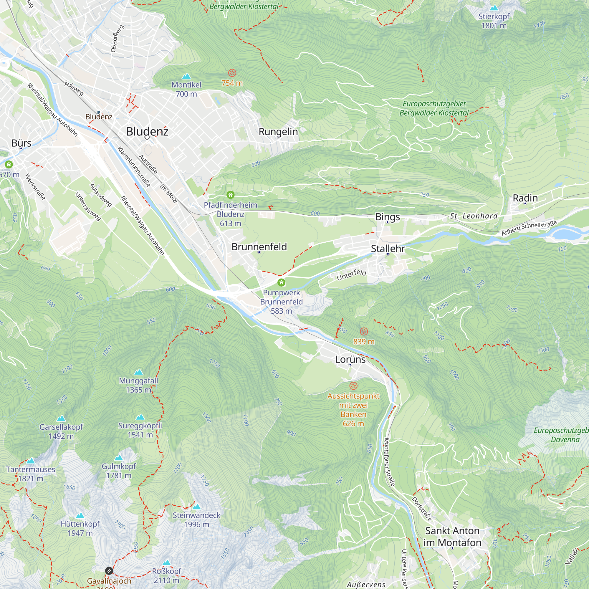 Kieswerk map