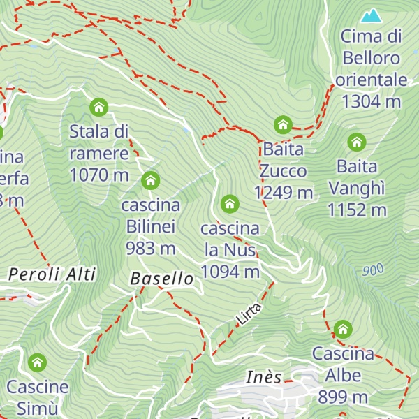 Map of Cascina Ranadèl