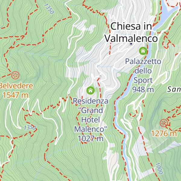 Map of Residenza "Grand Hotel Malenco"