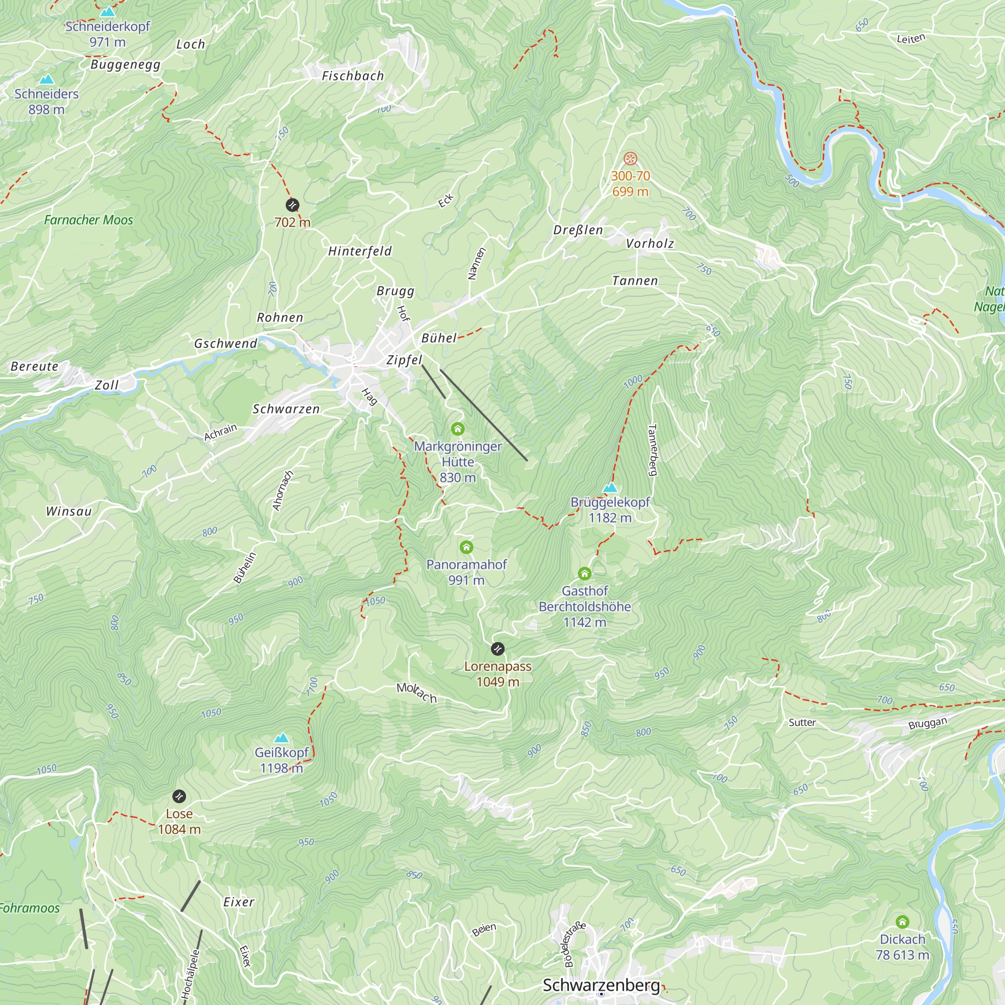 Auf der Ebne map