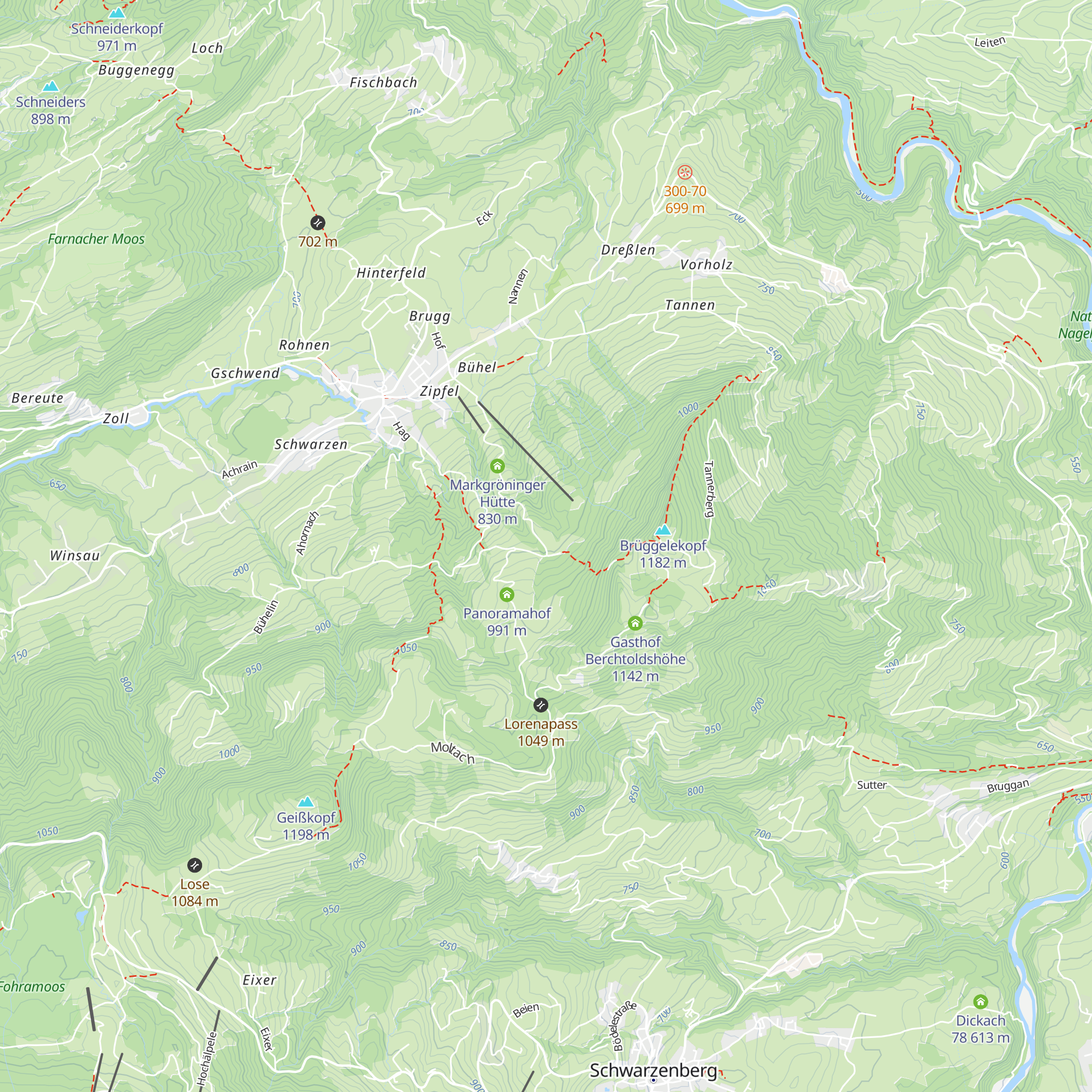 Auf der Ebne map