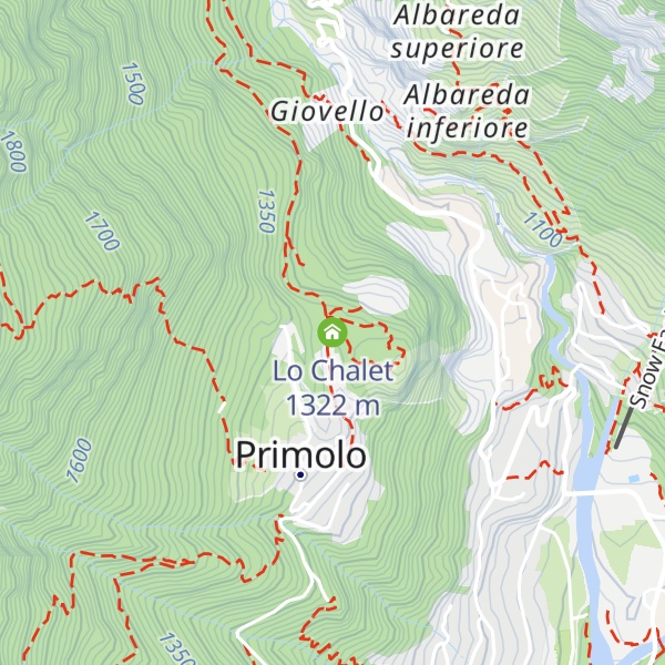 Map of Lo Chalet