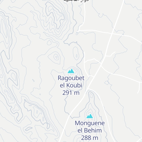 Map of Ragoubet el Koubi