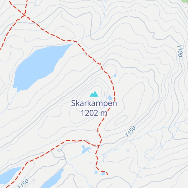 Map of Skarkampen