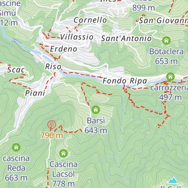 Map of Cascina Plasa