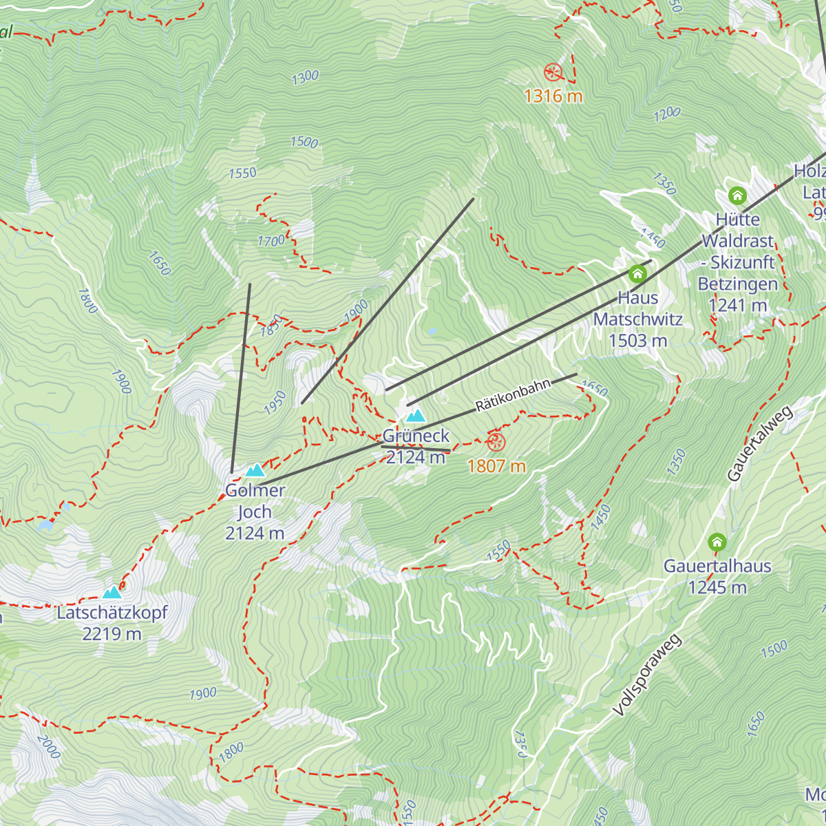 Berghof Golm map