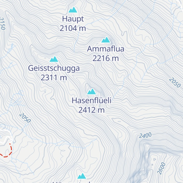 Map of Hasenflüeli