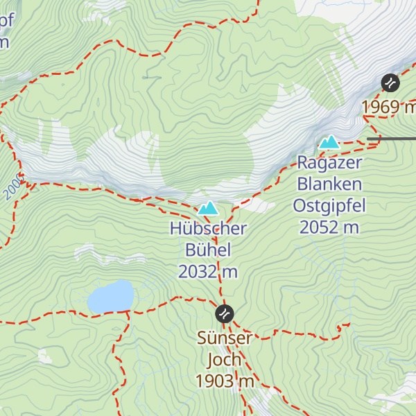 Map of Hübscher Bühel