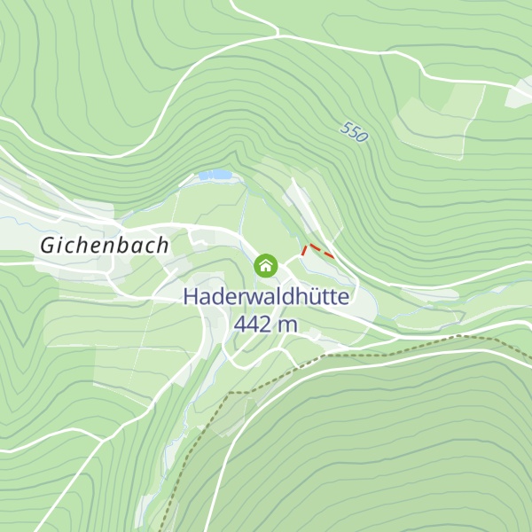 Map of Haderwaldhütte