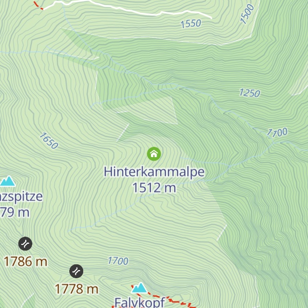 Map of Hinterkammalpe