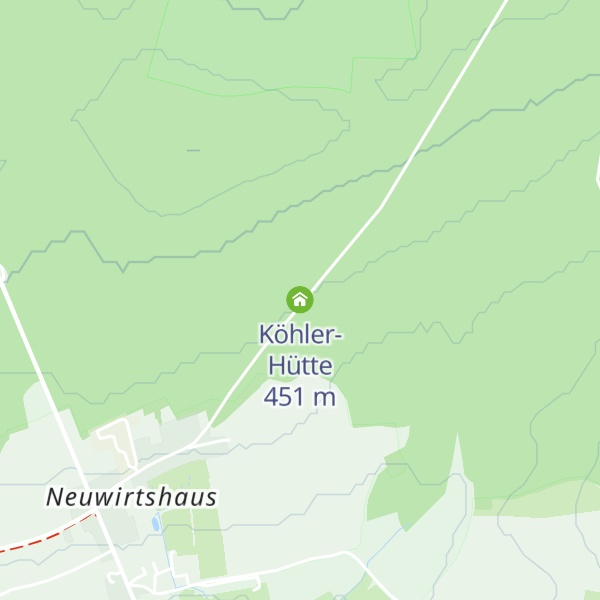Map of Köhler-Hütte