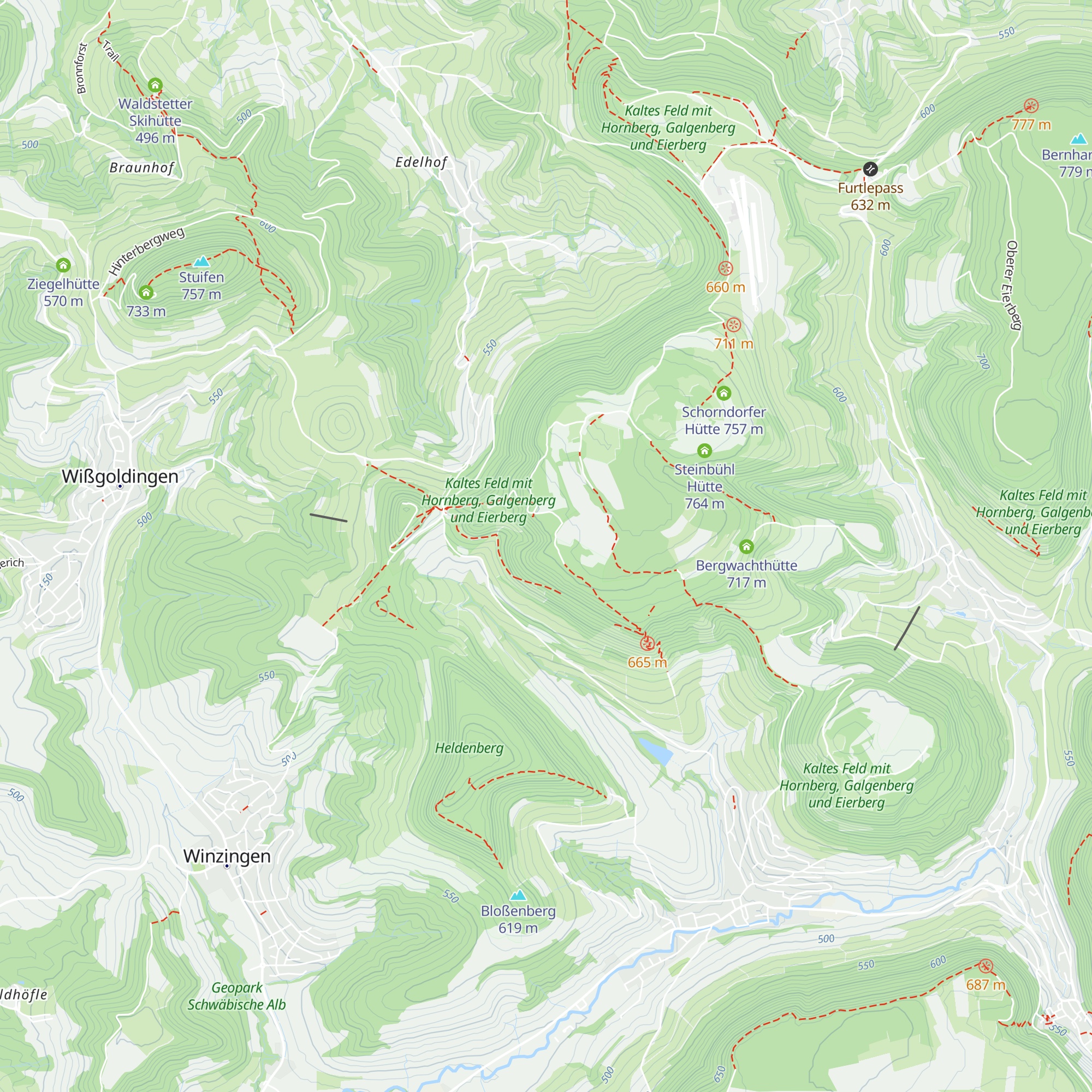 Stobboyhütte map