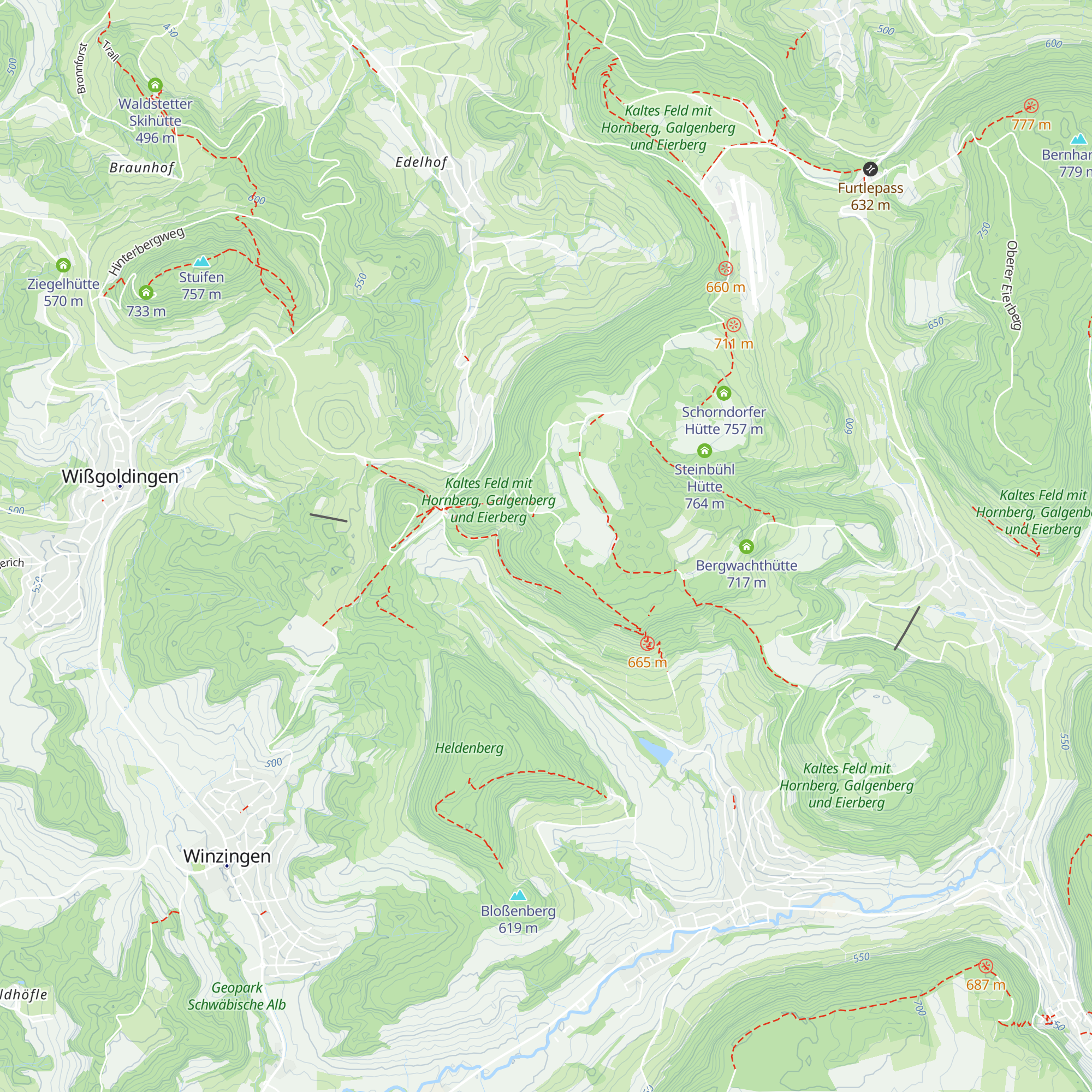 Stobboyhütte map